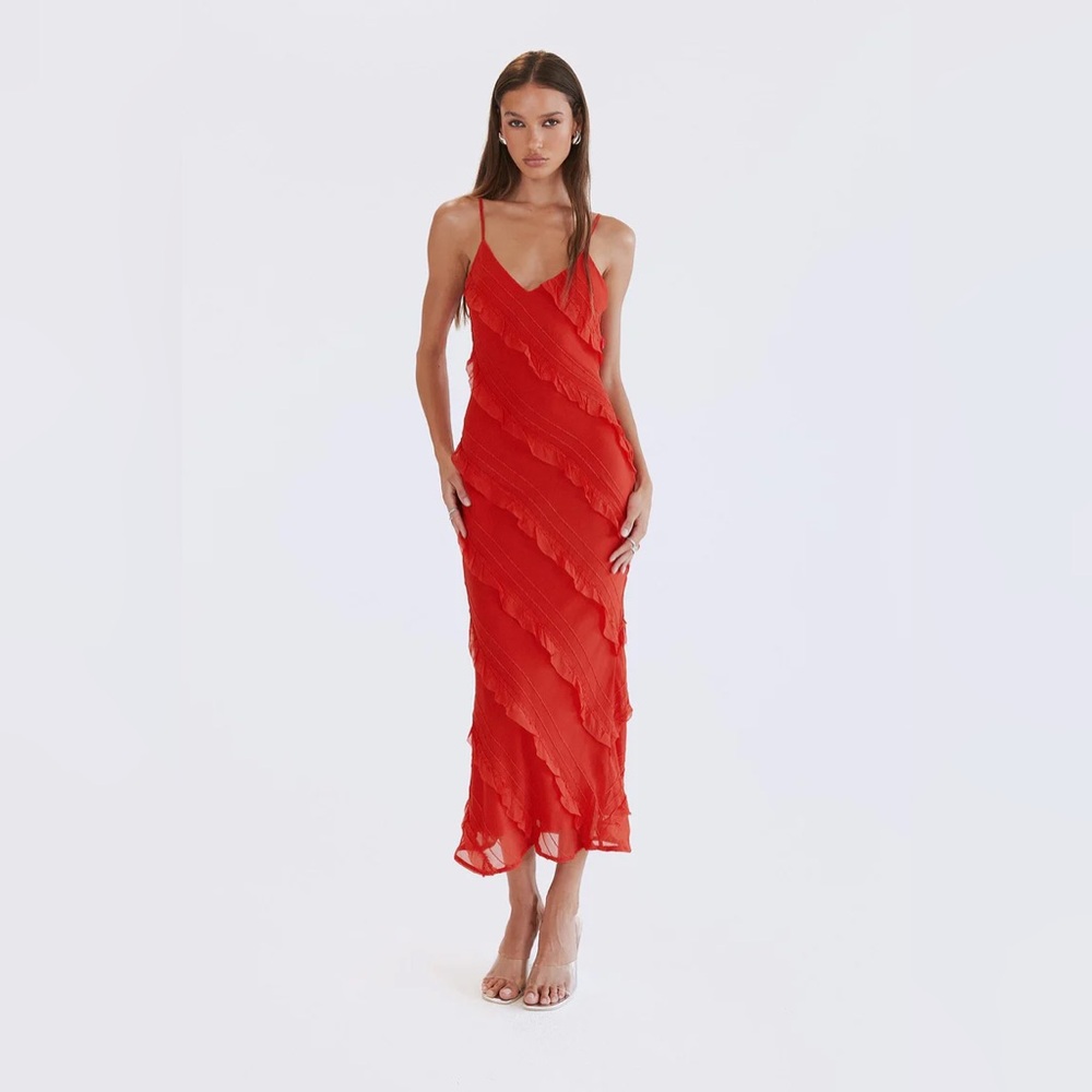 Princess Polly Lars Maxi Dress Red